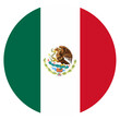 © Condro - flag of mexico with round shape