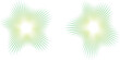 © MDARIF - Green dots pattern fading from dense to sparse on white background