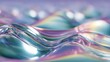© Darnisha - Abstract macro shot of undulating, iridescent surface with soft focus & gentle lighting