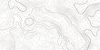 © MITA - Topographic line contour map background, geographic grid map.Abstract lines background. Contour maps topo contour map on white background, Topographic contour lines.