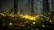 © Nurul - Enchanted forest floor glows with magical golden light, illuminating moss and ferns