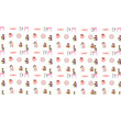 © bk - Mother and child seamless pattern for mothers day celebration background