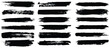 © VectorHive Studio - Set of different grunge brush stroke, Paint, ink brush, brush strokes, marker underline, text boxes, paintbrush grunge design elements, watercolor grunge texture, horizontal, lines, vector illustrator