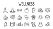 © Enggal Pitoyo - Wellness icons for healthy living.