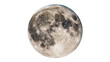 © Sofix - Detailed full moon with craters and maria, isolated on transparent background