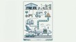 © spyrakot - Air cargo fuel planning and logistics workflow infographic