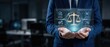 © THUNDERTURBO - Legal technology innovation virtual law services in modern business environments digital interface professional setting high-tech concept
