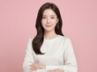© CoreSelect - 핑크빛 배경의 청순한 매력 / Innocent Charm with Pink Background