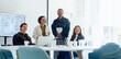 © Julia - Group of UX designers sharing ideas in meeting