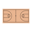 © ILHAM BAGAS RAMADHAN - image of a basketball court with black lines