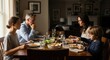 © Devilian - Family Sitting in Silence During Tense Dinner at Home