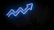 © Khalid Ghurafa - Neon Arrow Indicating Growth Trend