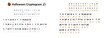 © Nii_Anna - Halloween cryptogram puzzle with letters and numbers on white background