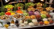 © youns - Buffet style salad bar with healthy vegetarian food and banquet catering available