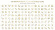 © Mmm - 100 premium metallic gold business icons vector pack for finance and technology