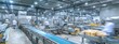 © Ilmi - Modern Food Processing Factory with Stainless Steel Equipment and Conveyor Systems in Action