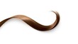 © LimeSky - One curved hair is displayed on a bright white backdrop.