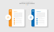 © ribkhan - agentic AI vs traditional AI comparison for infographic with drop shadow style with round box container with circle badge and list side badge with two point list information