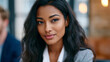 © Maksym Tereshchenko - Bangladeshi garment industry expert consulting with a domestic fashion brand about ethical supply chain sourcing, her direct knowledge of overseas factory conditions carrying authority in a meeting