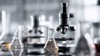 © Gajah - Intriguing Microscopic Exploration and Laboratory Glassware for Research Studies