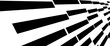 © Aiksatas - Comic book speed lines isolated on white background stripe effect style for manga speed frame, superhero action, explosion background. Motion line effect, pop art.vector eps 10