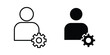 © Xevier - Admin icon symbol. Editable stroke. vector icons