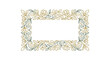 © Sakduna - Elegant Floral Border Design with Swirling Vines and Leaves.
