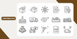 © Kingko - Logistics and export icons showing transport and cargo symbols