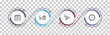 © IconArt - outline other icons set - pumpkin calendar, studying zone, super hero, saw blade. editable vector for web and mobile ui