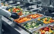 © pixcel3d - Fresh Vegetable Selection in Food Service Kitchen with Staff