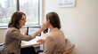 © Ratchanon - Hearing test audiologist consultation woman office professional healthcare ear examination technology daytime