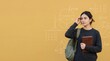 © abc123man - Thoughtful student reflecting on geometry concepts in an academic classroom