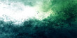 © Zìyóu - Abstract emerald green watercolor background, textured teal paint splatter vector, artistic forest green wash for organic branding and web design