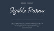 © ch - Brush Script Font with Hand Drawn Texture and Calligraphy Style