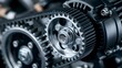 © Lubos Chlubny - Engine timing belt and gear mechanism operating