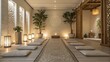 © Zariah - Serene Interior Space with Natural Elements and Inviting Atmosphere