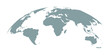 © MD. RAIYAN RAIYAN - Curved world map silhouette, half globe of blue planet Earth, global business geography, worldwide international. Africa, Asia and America, Europe, Australia continents. Travel vector infographics