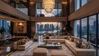 © asrori - Luxury high rise apartment living room