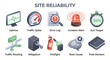 © Zeeshan - 3D Site Reliability Engineering and System Monitoring Icon Set