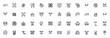 © wang - Drones icon set. Vector illustration. UAV icon pack. Minimal thin line icons. Featuring battery, drone, propeller, obstacle, radar, camera, remote control, no drone zone, target, briefcase, VR, CPU, m