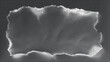 © Ataur - Torn paper edge with a transparent background shows a gray cloudy sky