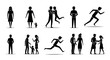 © Ayung - vector silhouettes of people