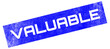 © MdAminul - Blue rubber stamp in distressed texture with white letters on plain background for business authenticity on Transparent Background