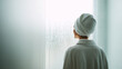 © perfectlab - Woman in bathrobe with towel turban