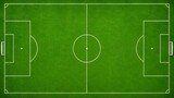 Top view soccer field diagram background