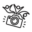 © anilofex - Shared Memories Icon - Black Outline