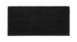 © shuphanida - Blank black rectangular embroidered patch on transparent background