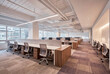 © Namsun - Contemporary Corporate Workspace Interior With Warm Wood Details for Modern Workplace Themes
