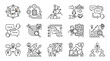 © diyah - Business icons for marketing strategy.