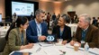 © l1gend - Successful medical doctors are discussing diagnosis during the conference